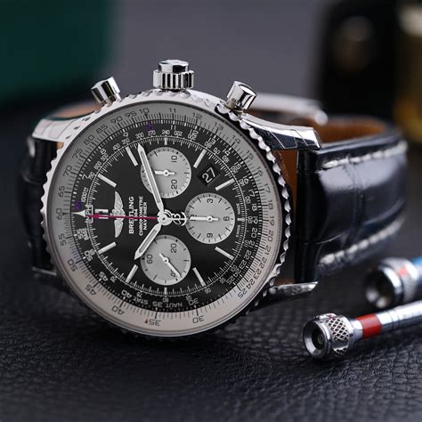 breitling rattrapante black|breitling b03.